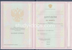 Диплом колледжа 1997-2002 в Елеце