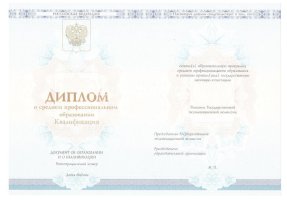 Диплом техникума 2014-2020 в Елеце